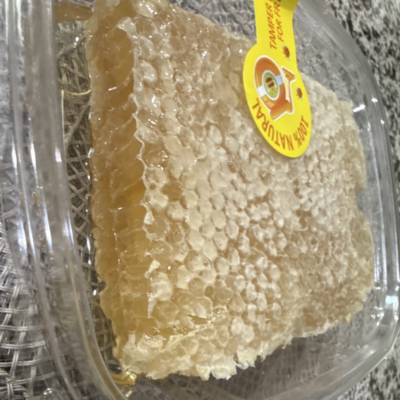 Pure Raw Natural Honeycomb Comb Honey Raw Unfiltered Orange Honey Comb 1lb