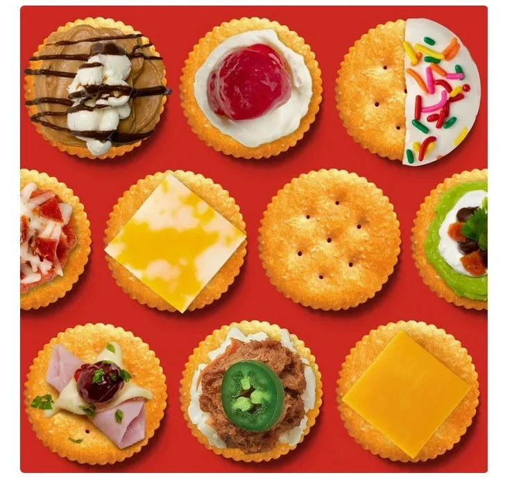 RITZ Fresh Stacks Original Crackers, Travel Snacks, Family Size, 17.8 oz (12 Mul