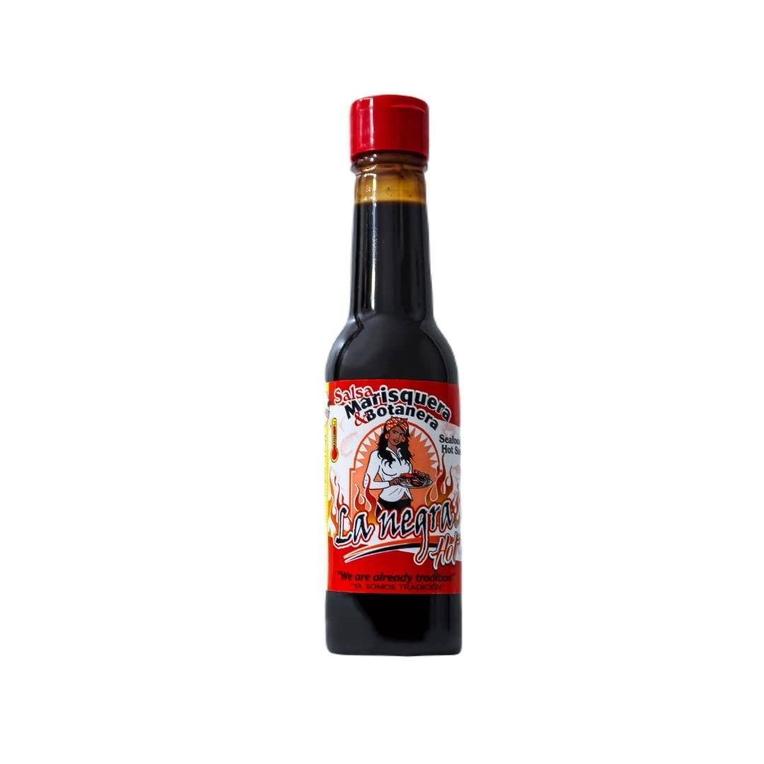 La Negra Hot | Salsa Marisquera & Botanera | Pack of 2 5.4 Ounce (Pack 2)