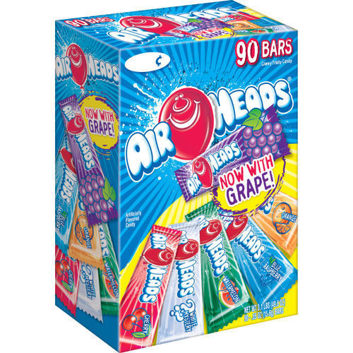 Airheads Candy Bars Variety Pack – 90 Count, EXP 07/2027