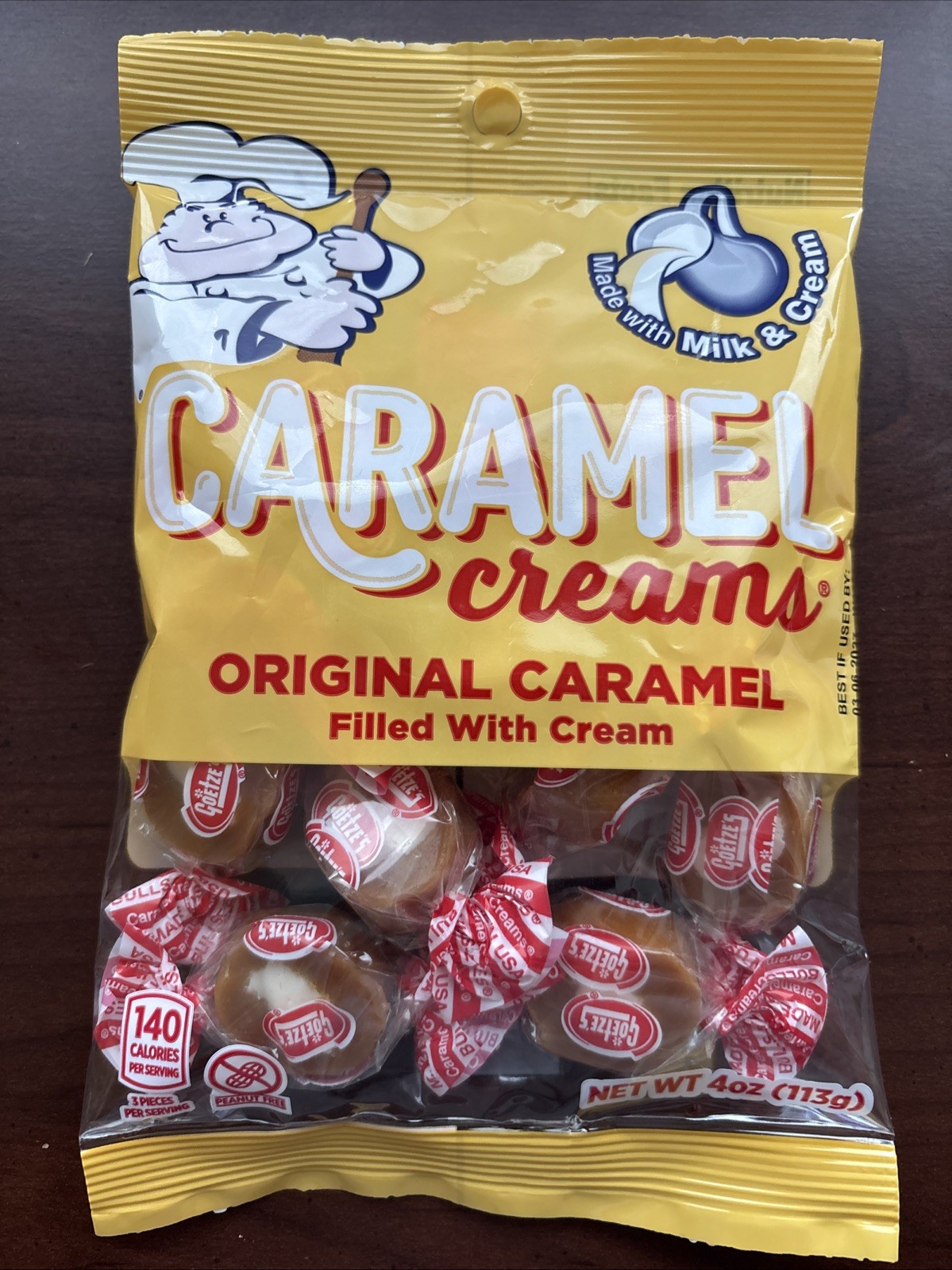 2 Caramel Creams Candy