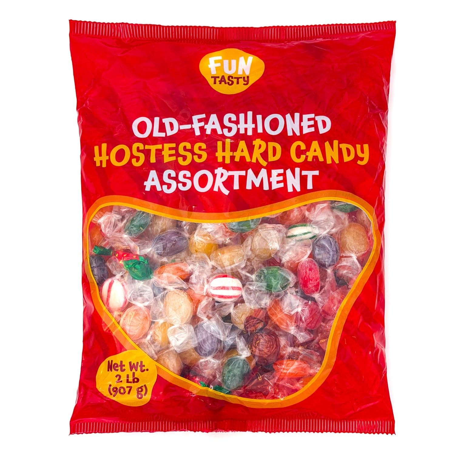 Funtasty Old School Halloween Hard Candy Assortment, Bulk Pack 2 Pounds
