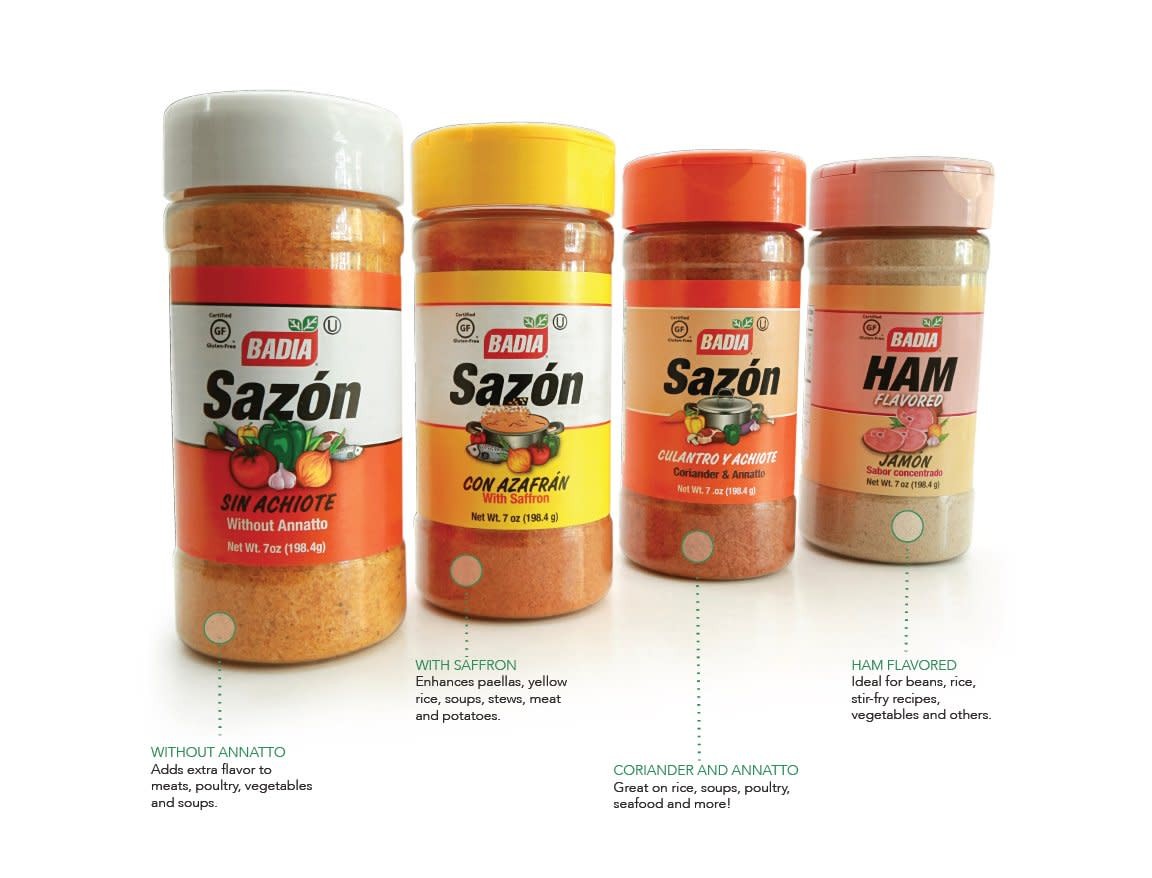 6x Badia Sazon With Saffron Con Azafran 7oz New Fresh Stock