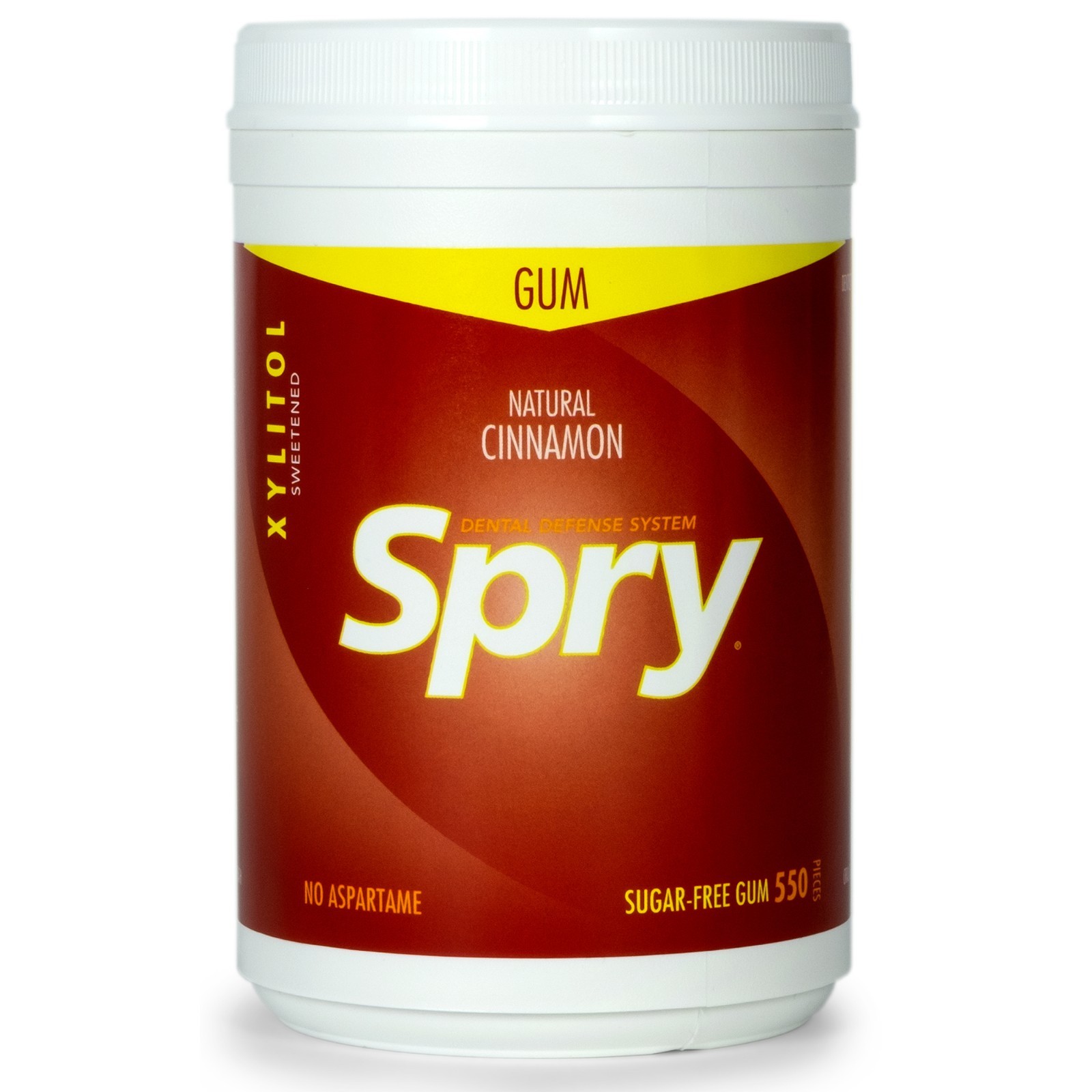 Spry Fresh Natural Xylitol Chewing Gum (Cinnamon, 550 Count – Pack of 1)