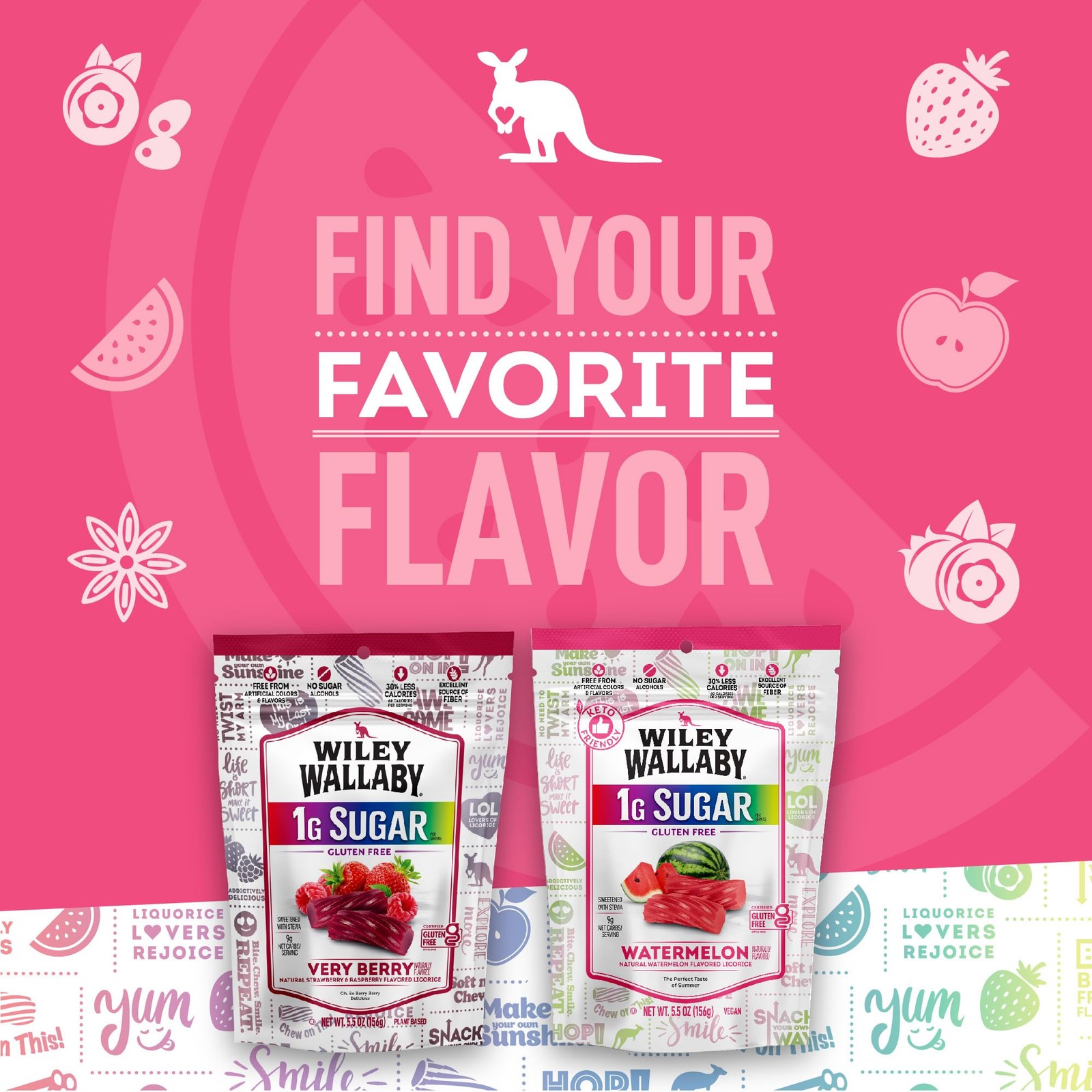 Licorice 5.5 Ounce Watermelon Low Sugar Gluten Free Gourmet Soft & Chewy Aust…
