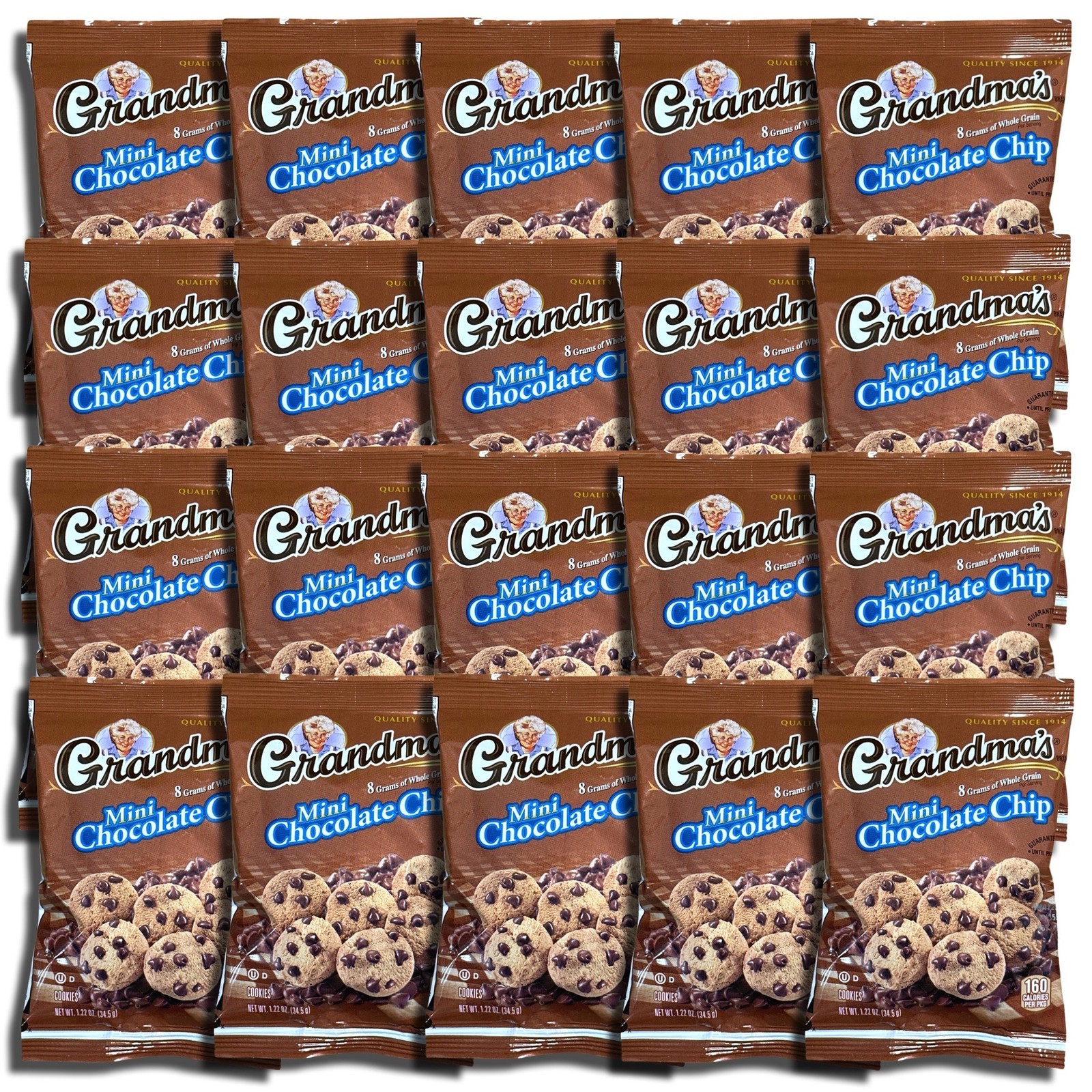 Grandma’s Whole Grain Mini Chocolate Chip Cookies, 1.22 Oz, 10 Ct