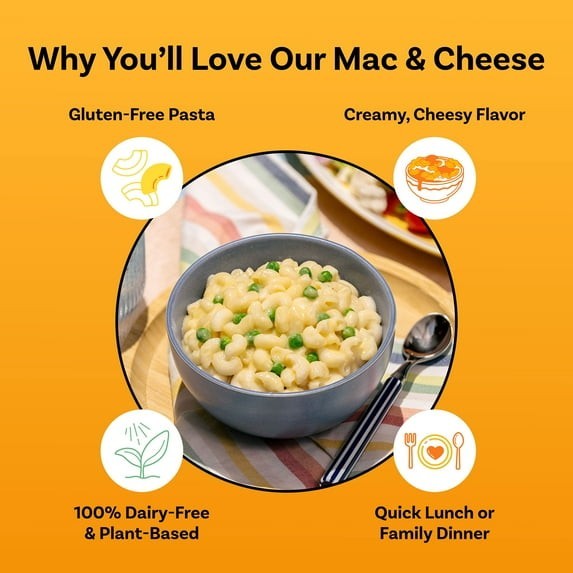 Daiya Vegan Herb & Garlic Mac & Cheese Dairy Free Gluten Free 5.5oz 1-2 Pack