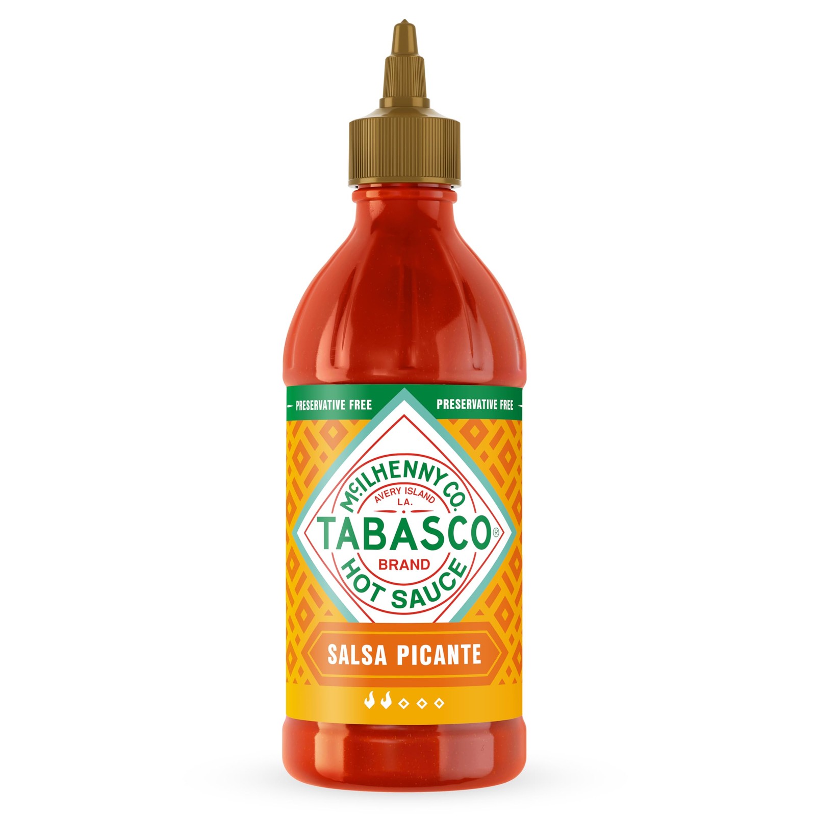 Salsa Picante Thick Mexican Hot Sauce Authentic Peppers Garlic Spices 16.2 Fl Oz