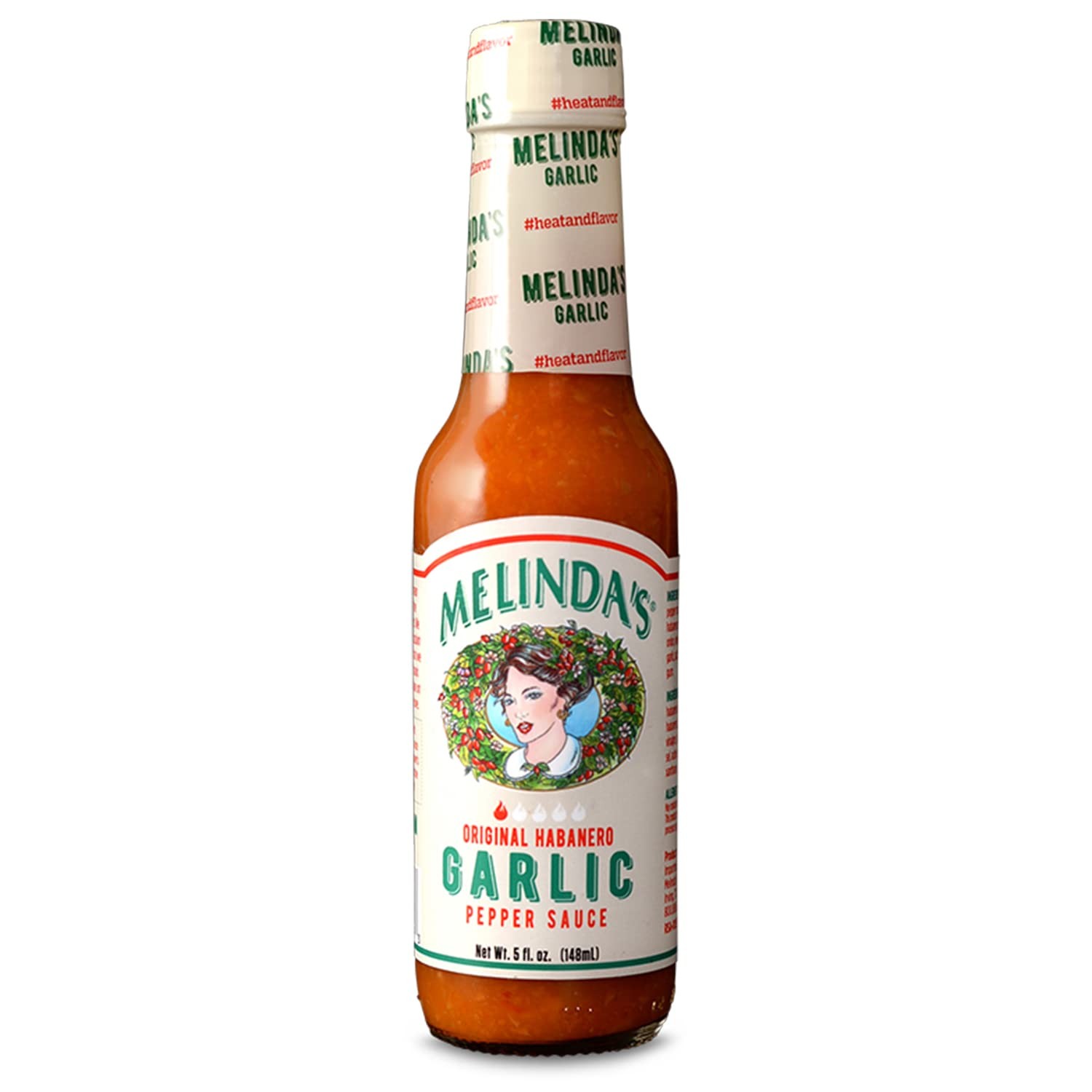 Melinda’s Garlic Habanero Hot Sauce, 5 Oz 5 Ounce,