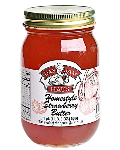 Strawberry Jam Varieties Homestyle~Jam 16oz 1 Pint All Natural Ingredients