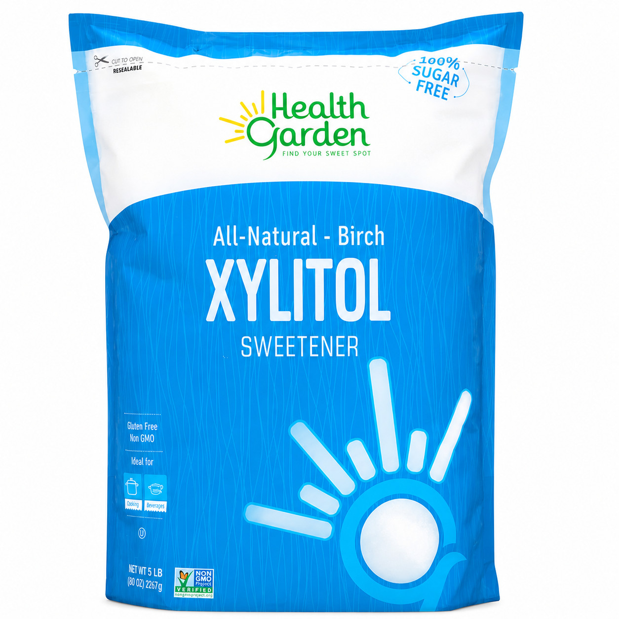 5 Lb.Health Garden All-Natural – Birch Xylitol Sweeterner