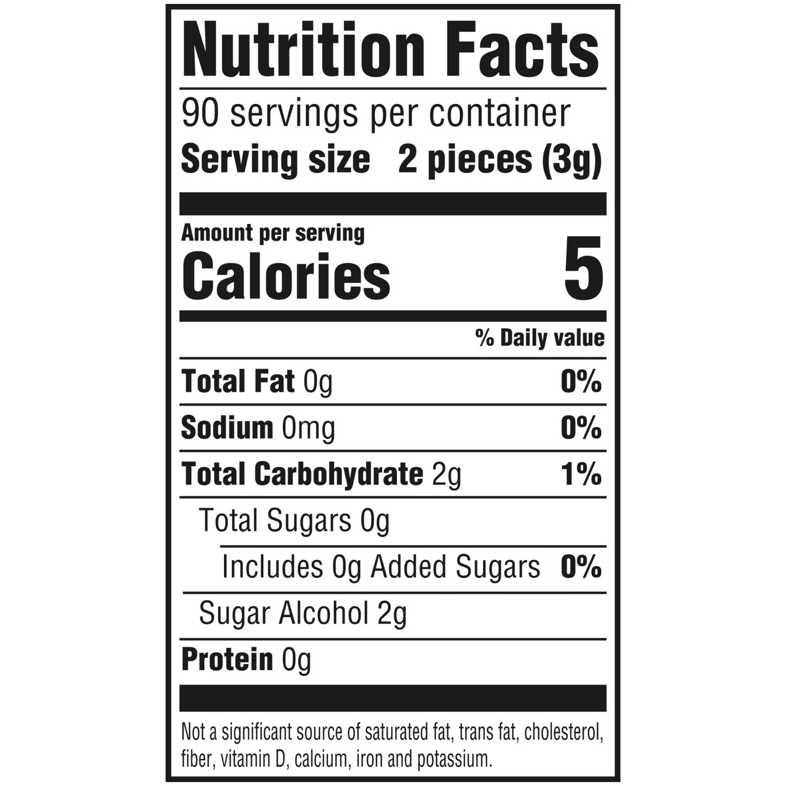 2 pack Orbit Bubblemint Sugar Free Chewing Gum, Value Pack – 180 Ct each bag
