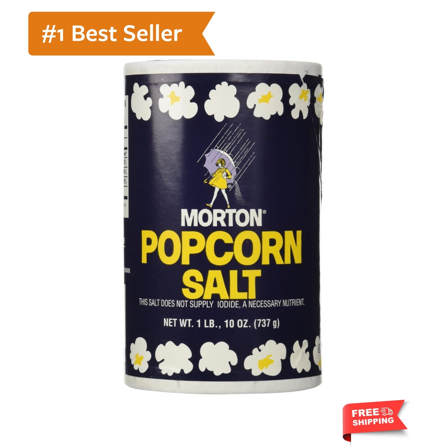 1Lb 10oz Popcorn Salt For Green Salad, Corn on the Cob, French Fries, Nuts