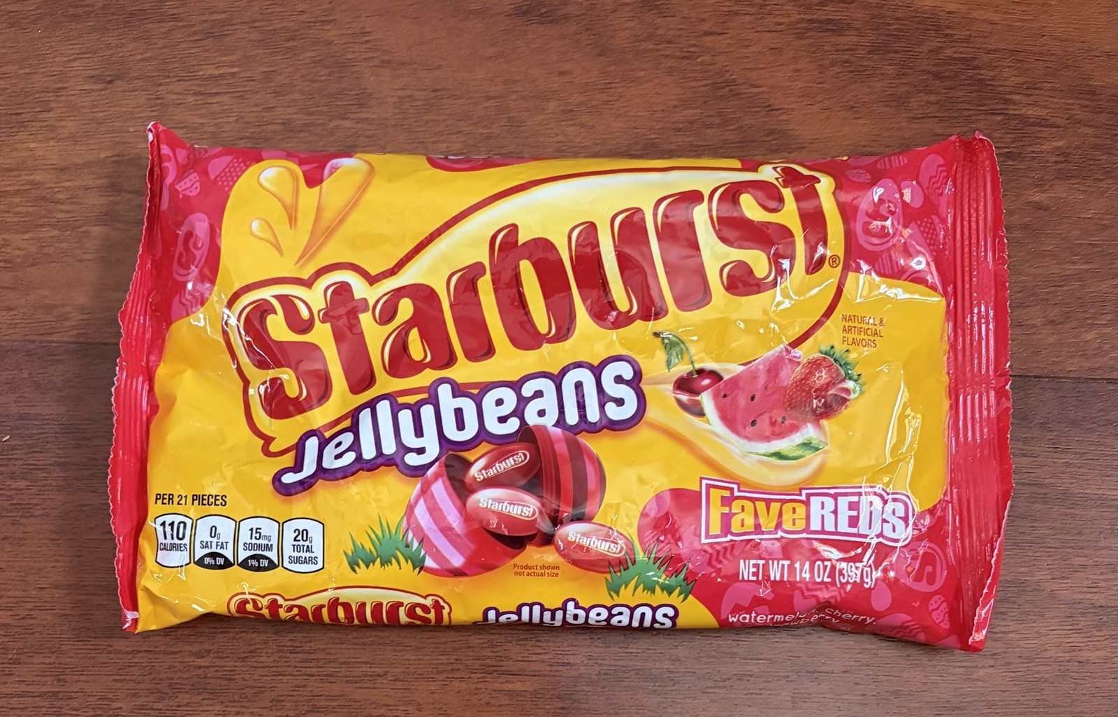 Starburst FaveReds Jelly Beans Cherry – Watermelon – Strawberry 14 oz