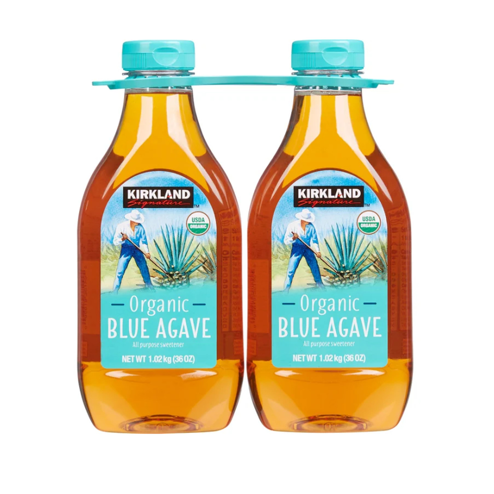 Kirkland Signature Organic Blue Agave 36 oz 2 ct Nector Sweetener Syrup Vegan