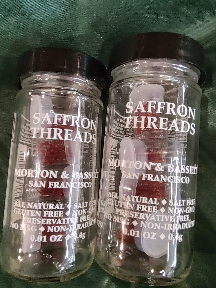 MORTON & BASSETT SF ALL NATURAL SPANISH SAFFRON .01 OZ BOTTLE EXP DEC 2026