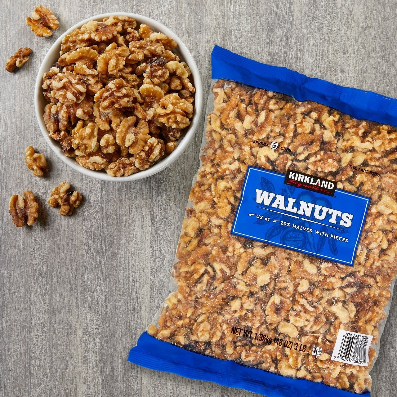 Kirkland Signature Walnut Halves & Pieces 3 lb 48 oz