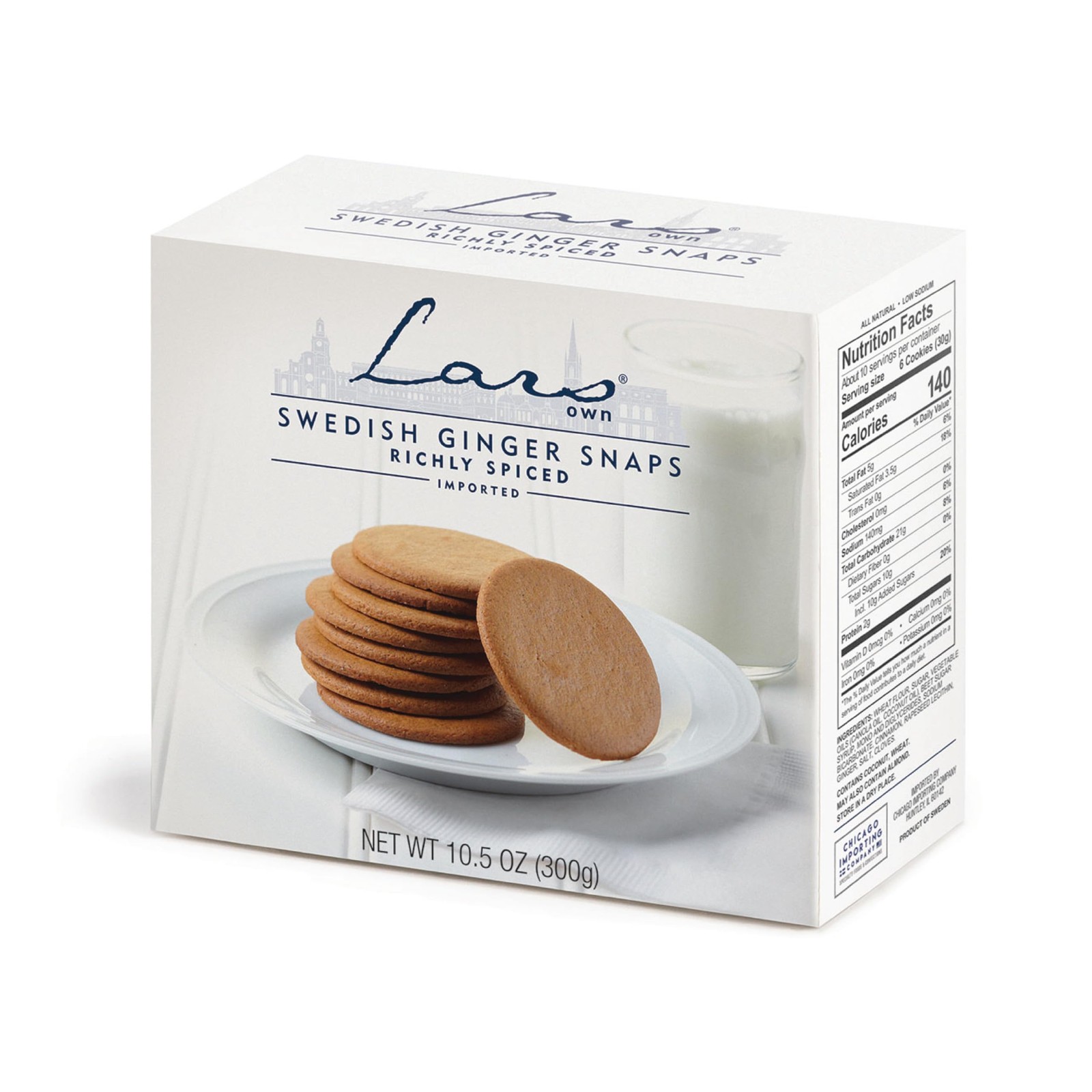 Lars Own Swedish Ginger Snaps, Crispy Ginger Snap Cookies, Traditional Scandi…