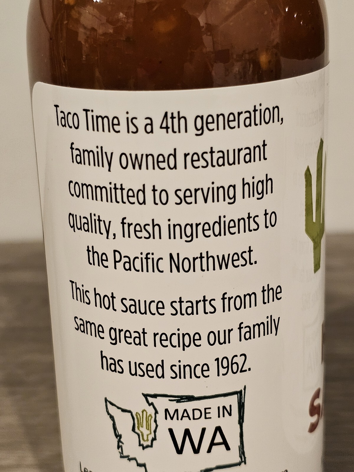 3 PACK – Taco Time Hot Sauce 12oz – Seattle’s Legendary Original Taco Time NW