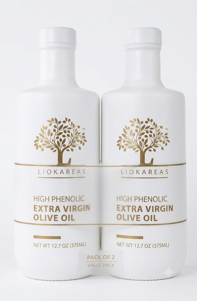 Rx High Phenolic Extra Virgin Olive Oil–Cold Pressed, Rich in Large 2 PACK