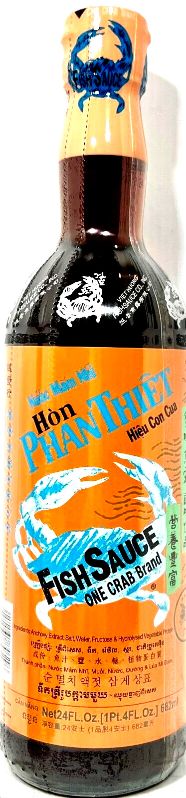 One Crab Brand Fish Sauce ( Nuoc Mam Nhi ) 24 oz~06/2027