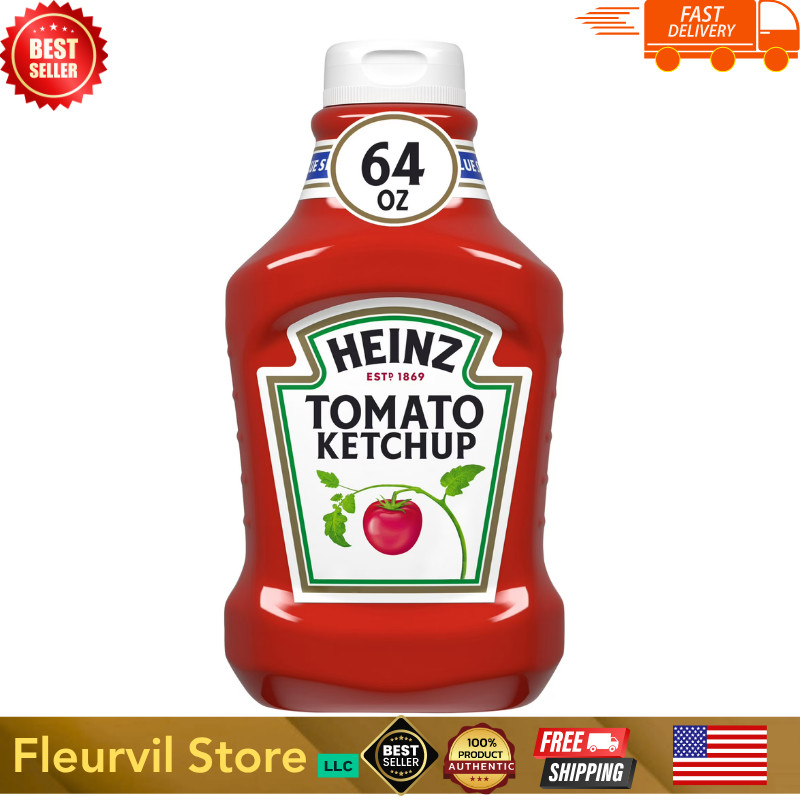 Heinz Tomato Ketchup Value Size, 64 oz Bottle