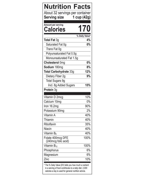Honey Bunches of Oats with Crispy Almonds, 48 oz. 2 pk