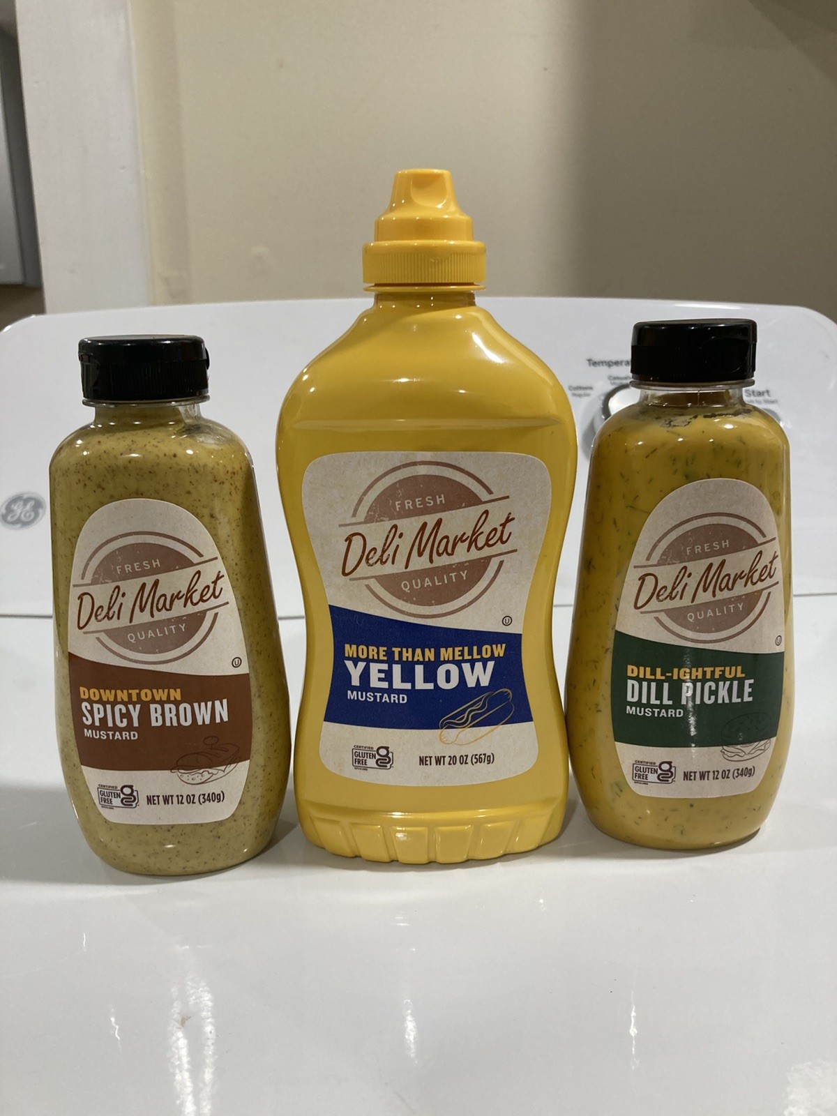 Triple Threat Mustard Pack – Dill Pickle, Regular Yellow, & Spicy Brown Mustard