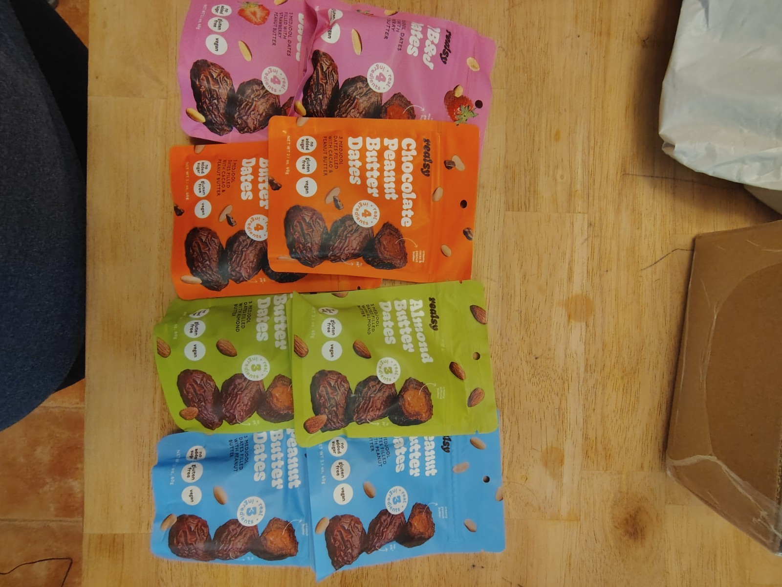 Realsy Nut Butter-filled Medjool Dates – No Added Sugar, Gluten-Free, Vegan,…