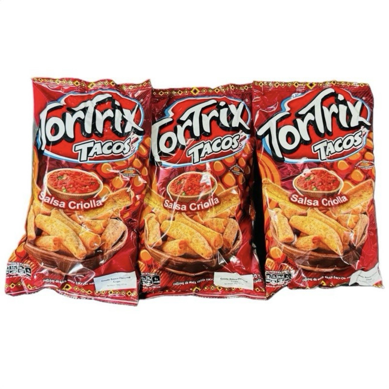 Tortrix 3 Pack Grande Salsa Criolla de Guatemala 180 G