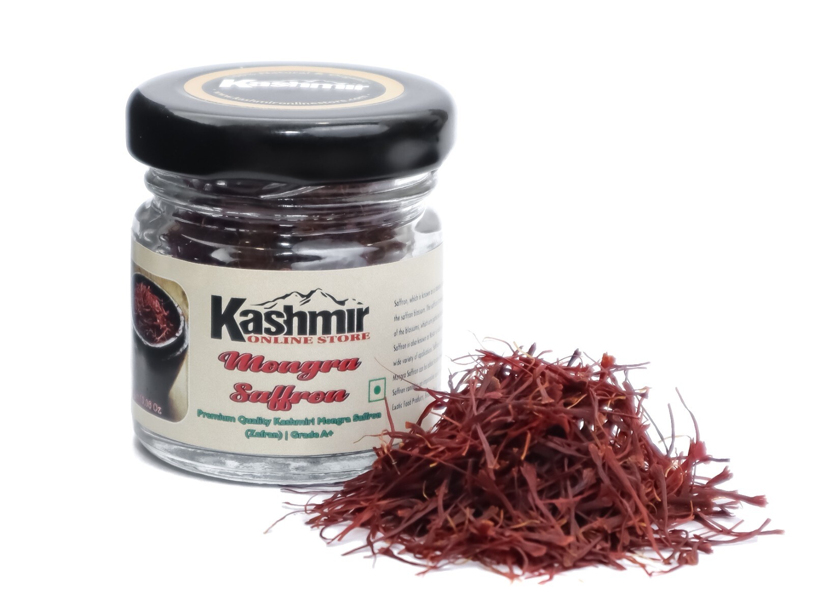 A+ Grade Kashmiri Saffron 3g | Premium Red Kesar Threads | Pure & Natural Spice.