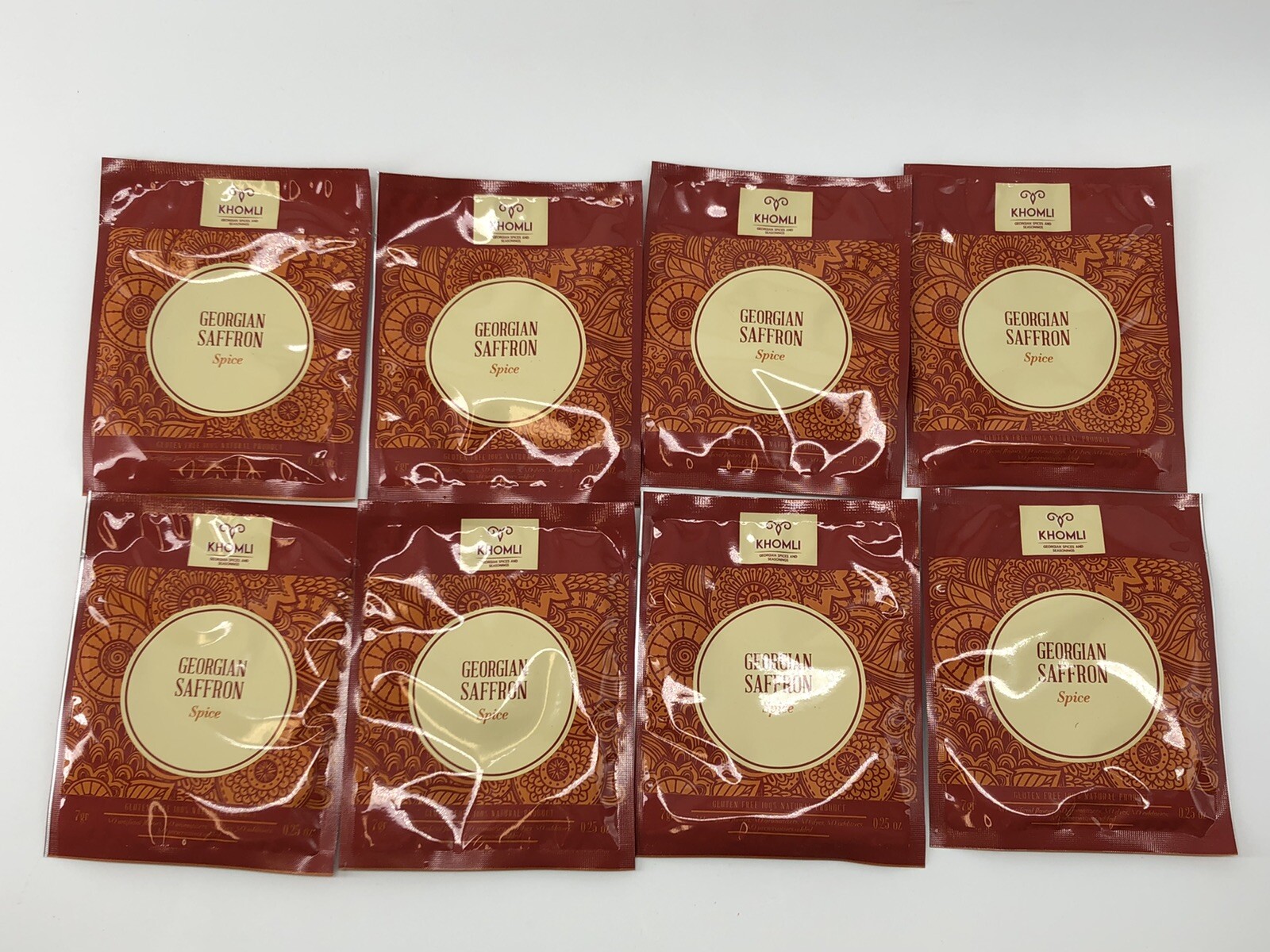 8 each Georgian Saffron spice .25 oz Khomli Natural Product