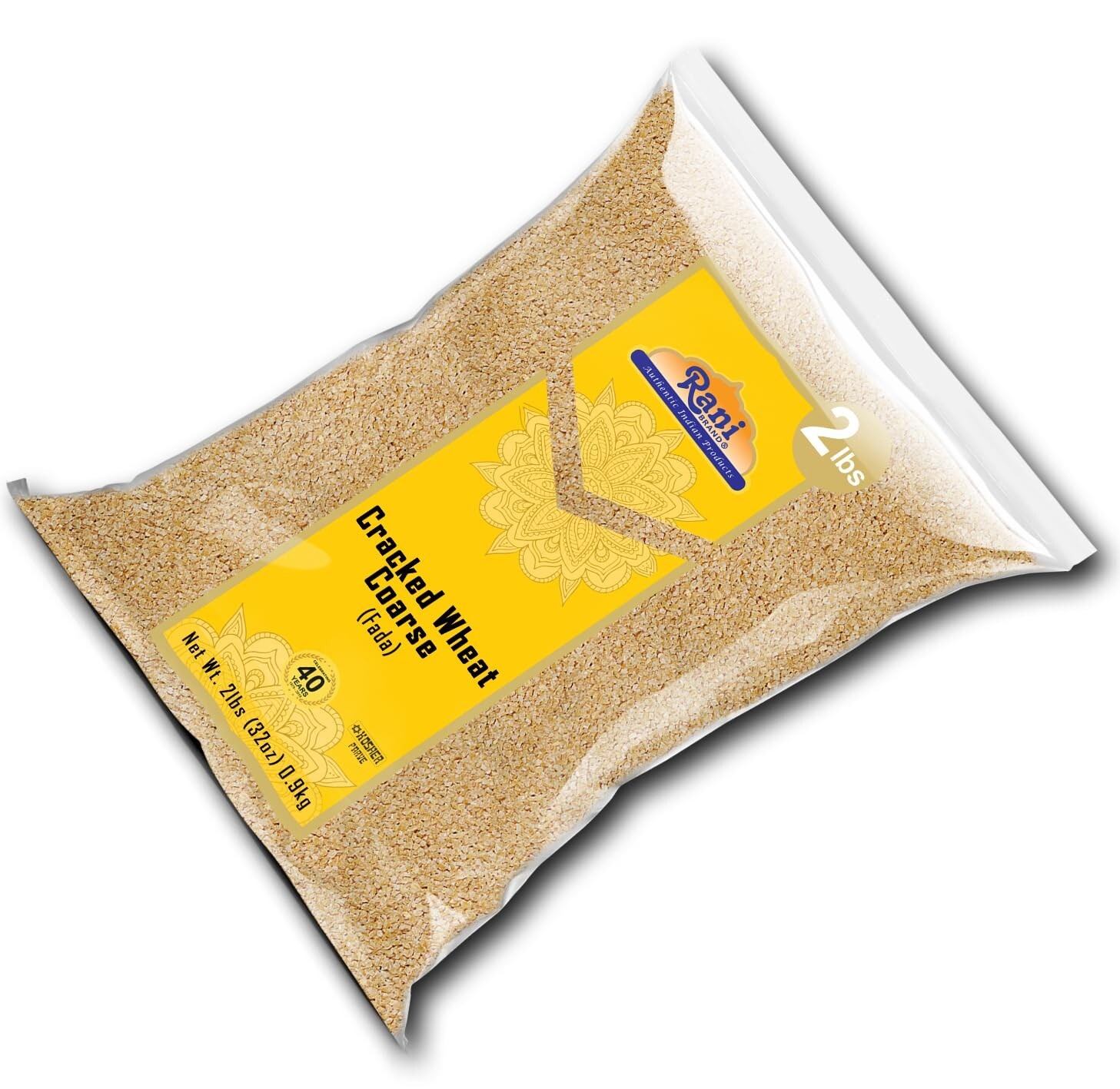 Rani Cracked Wheat Coarse (Fada / Commonly called Bulgur #2) 32oz (2lbs) 907g
