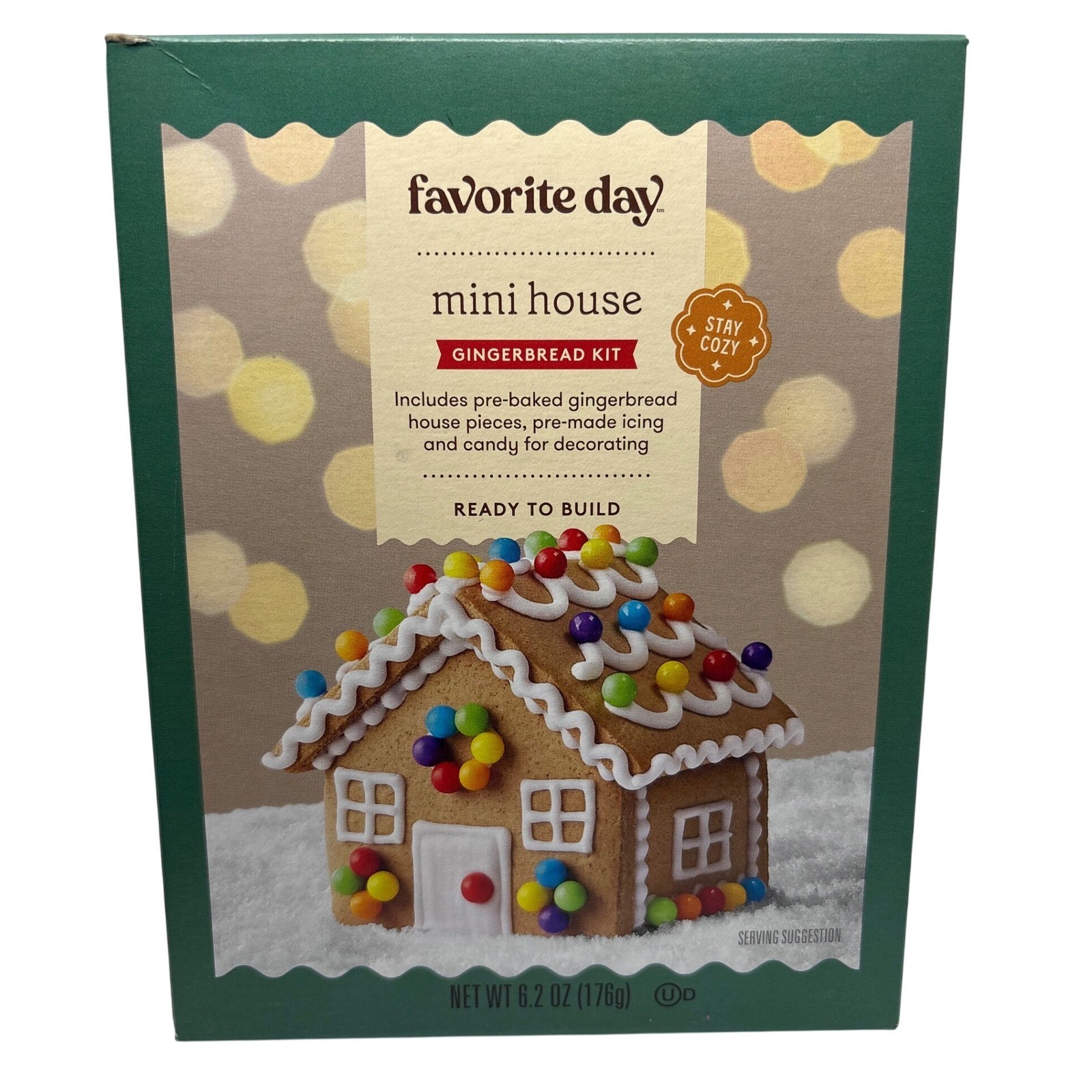 Favorite Day Mini Gingerbread House Kit Holiday Cookie Decorating Set Exp 04/26