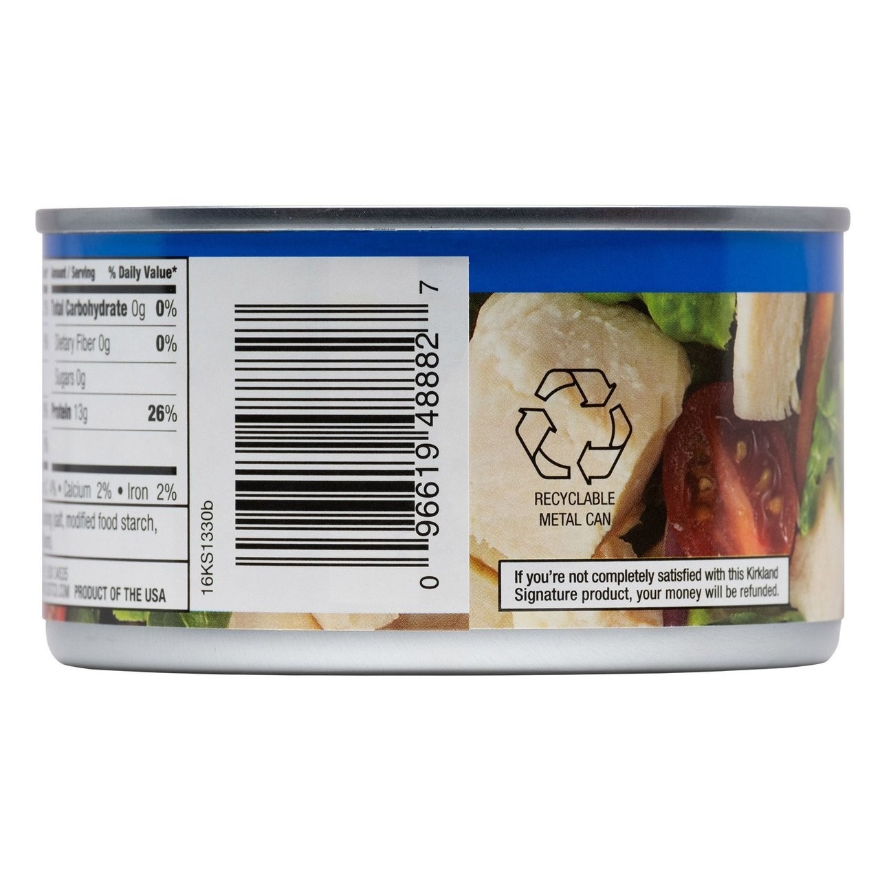 6 Count | Kirkland Signature chicken breast, packed in water, premium chunk,…