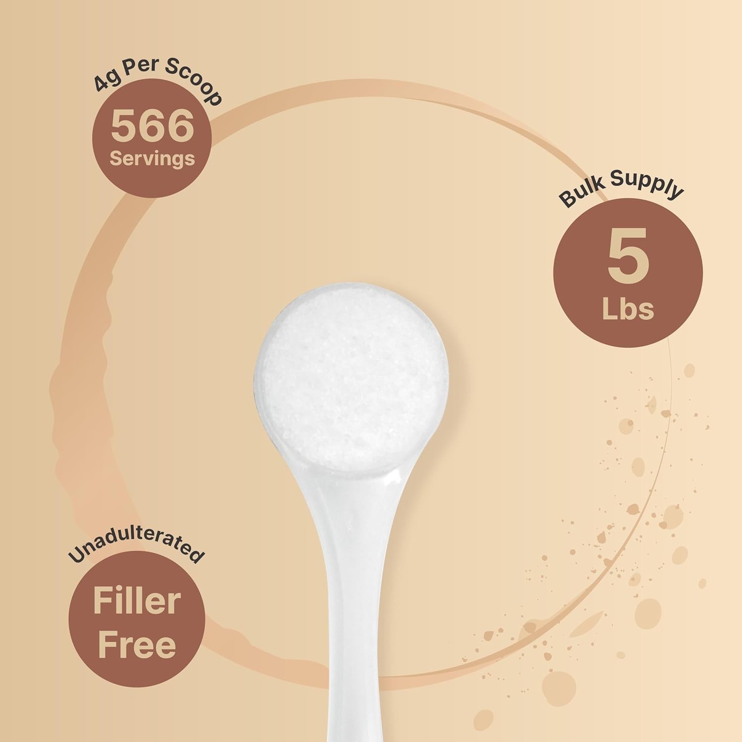 Xylitol Sweetener, 5Lbs | Natural Birch Crystal Source – 1:1 Sugar Substitute –