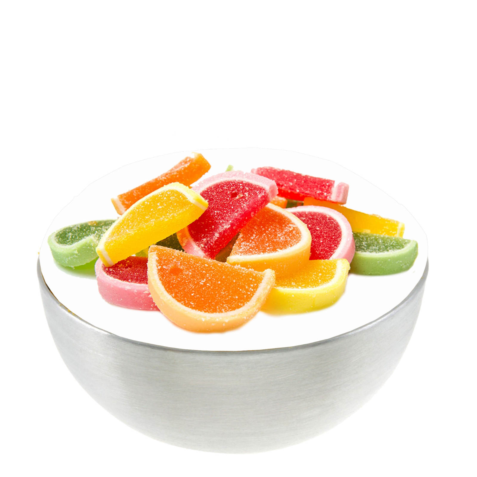 Christmas Assorted Gourmet Fruit Slices Chewy and Soft Gummy Fruit Slices