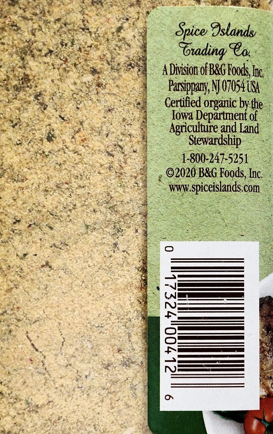 Spice Islands Organic Garlic & Herb Seasoning, 17.6 oz Spices Mix Food Flavor