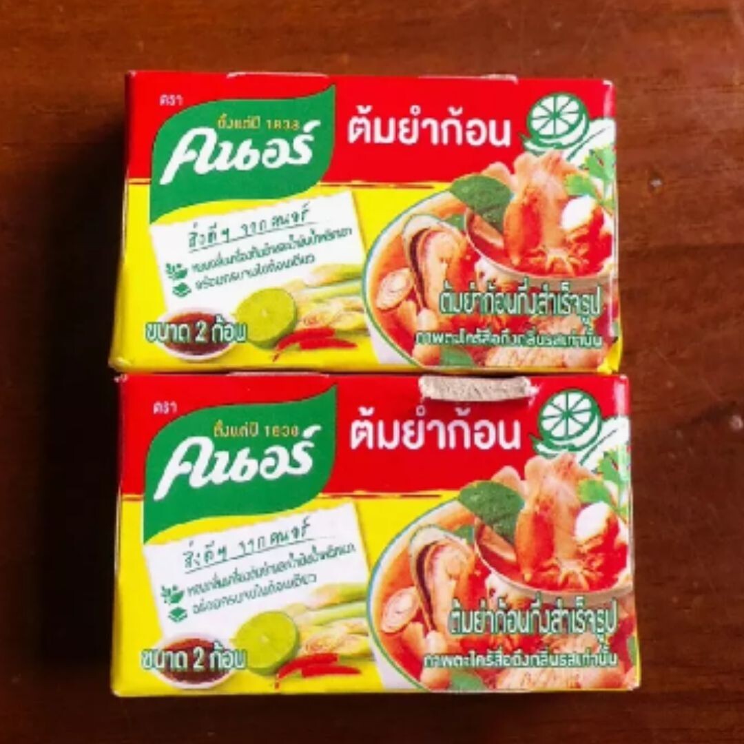 Knorr Soup Tom Yum Flavor Cubes Spicy Soup Popular Thai Cuisine Thai Food 24 pcs
