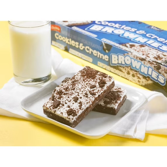Snack Cakes, Little Debbie Big Pack Cookies & Creme Brownies-free shipping
