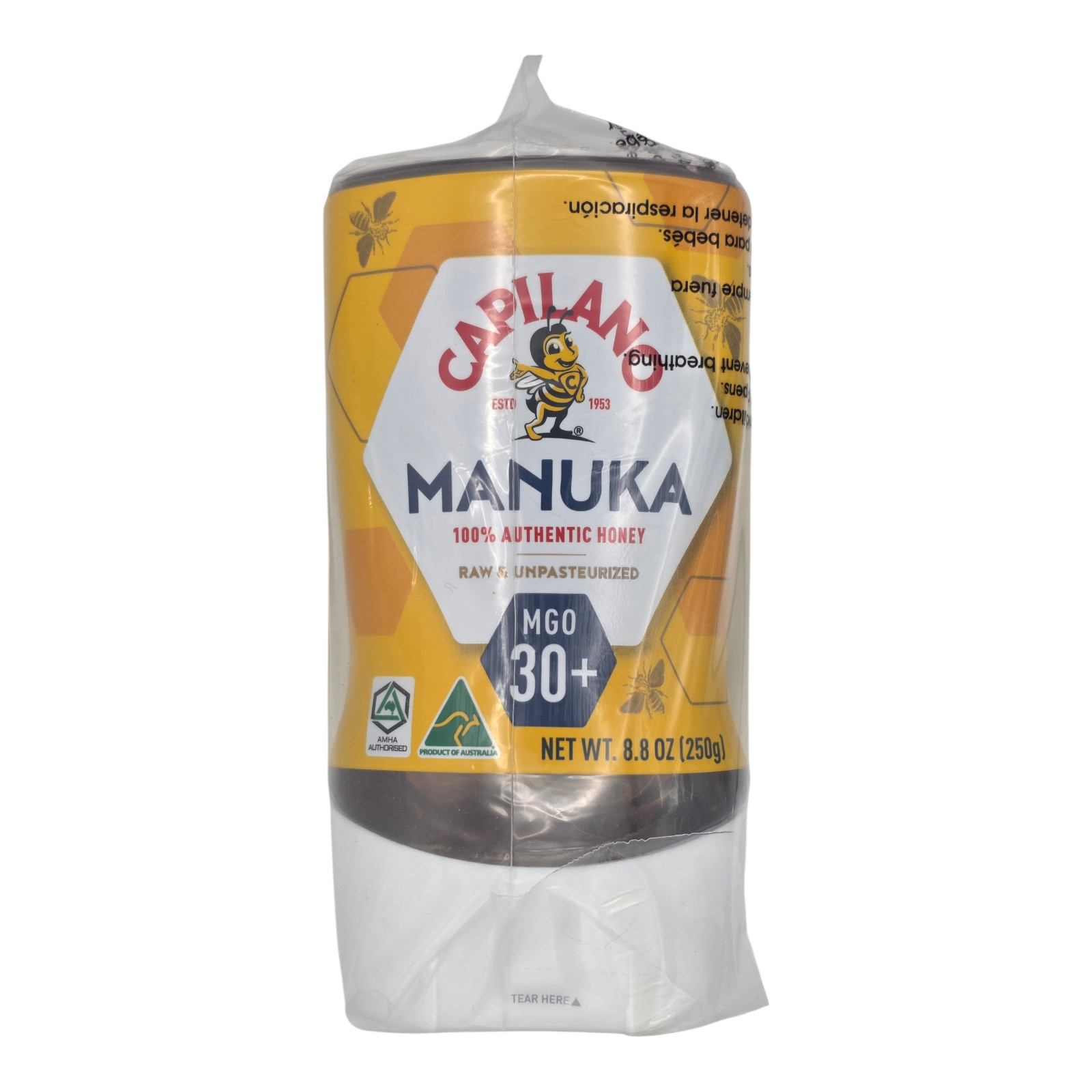 Capilano Manuka Honey MGO 30+ 8.8oz 2 pack Raw Unpasteurized, Made in Australia