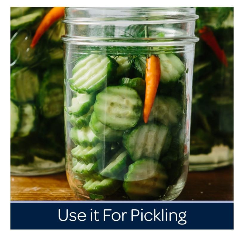 Morton Canning & Pickling Salt, for Preserving and Pickling, 4 LB Box (4 pack)