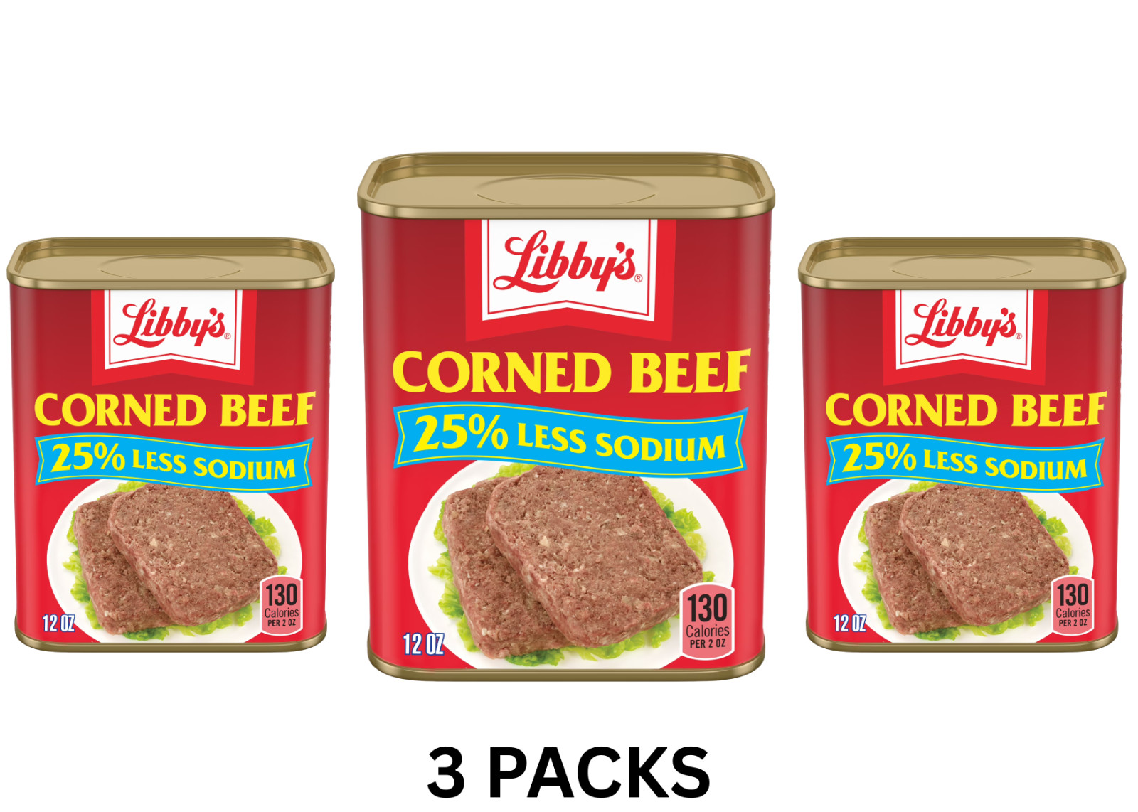 (3 pack) Libby’s Corned Beef, 12 oz Can free shipping