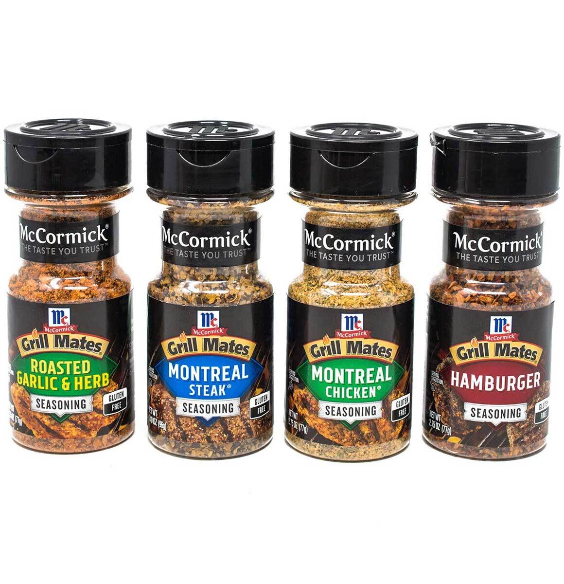 McCormick Grilling Seasoning Variety Pack Grill Mates Everyday Blends – 4 Ct