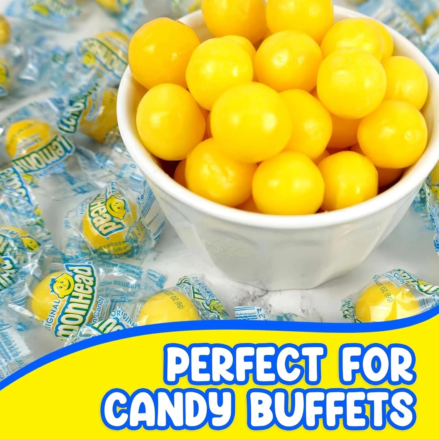 Lemonheads Original, Sour & Sweet Bulk & Delicious Hard Candy (4 Pounds)