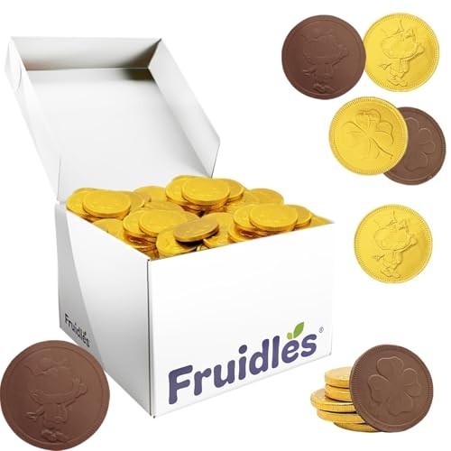 500-Pack St. Patrick’s Day Chocolate Coins – Lucky Gold Foil Milk Chocolate Trea