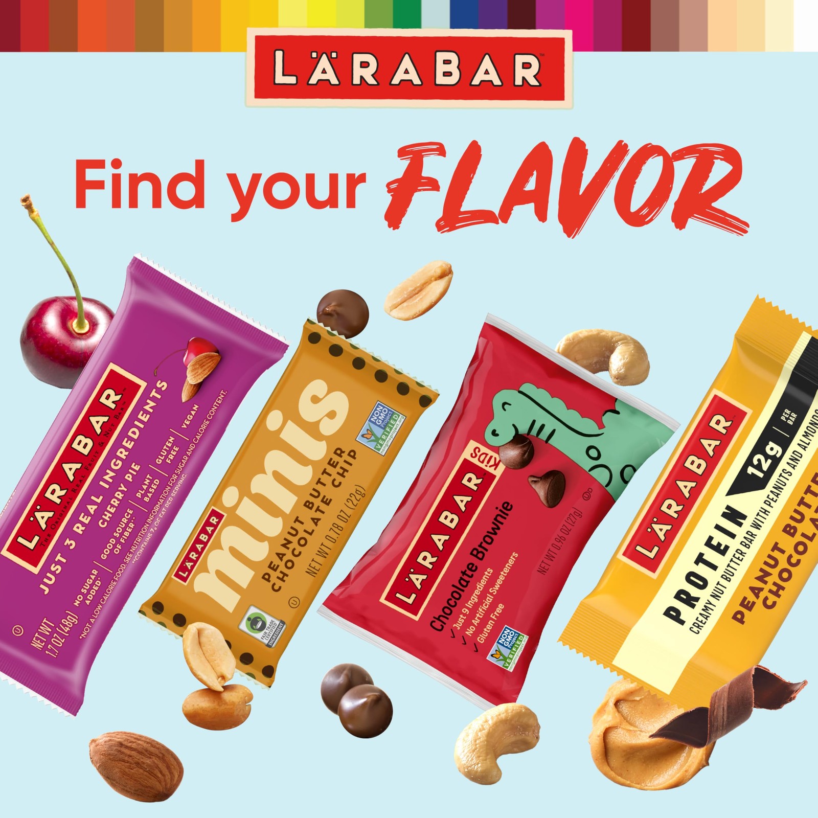 Larabar Cashew Cookie, Fruit and Nut Bars, Gluten Free 16 Count (Pack of 1)
