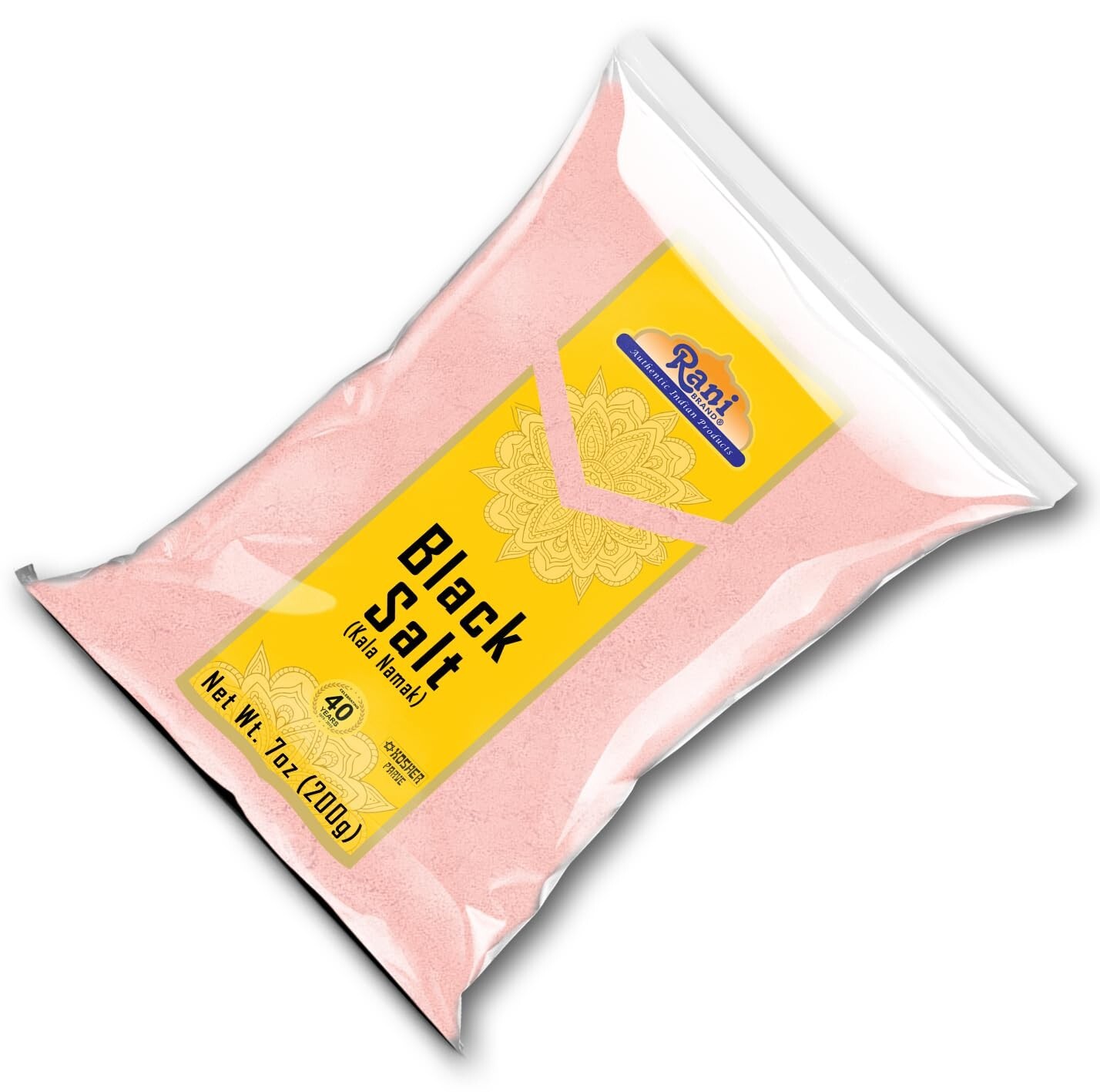 Rani Black Salt (Kala Namak Mineral) Powder, Vegan 200g (7oz)