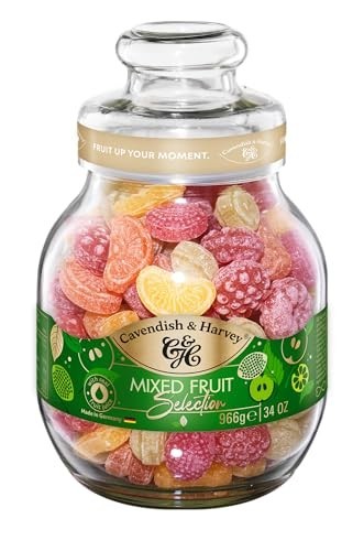 Mixed Fruit Hard Candy Drops – 34oz Jar, Sweet Treats, Gourmet Candy, Bulk Snack