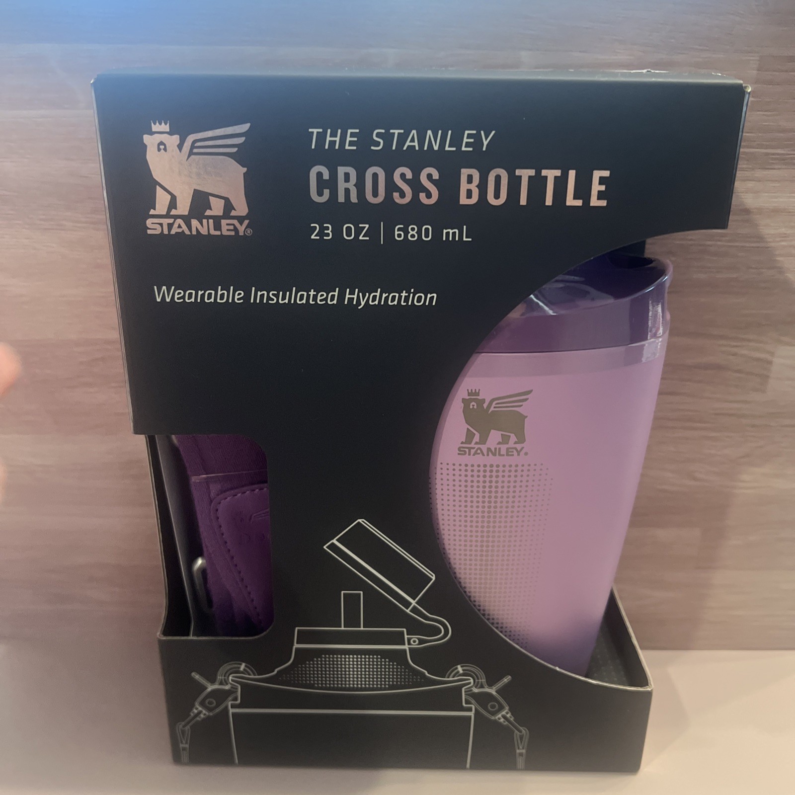 Stanley Cross Bottle 23oz Wearable Insulated Water Bottle – Viral Color – NEW
